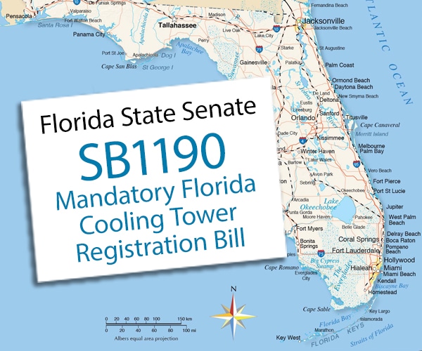 Mandatory Cooling Tower Registration Bill Introduced in Florida Senate